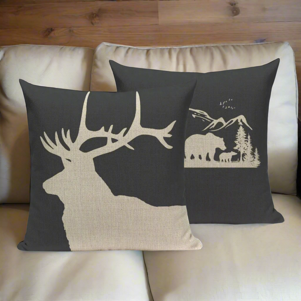 Misty Mountains Pillow Cover