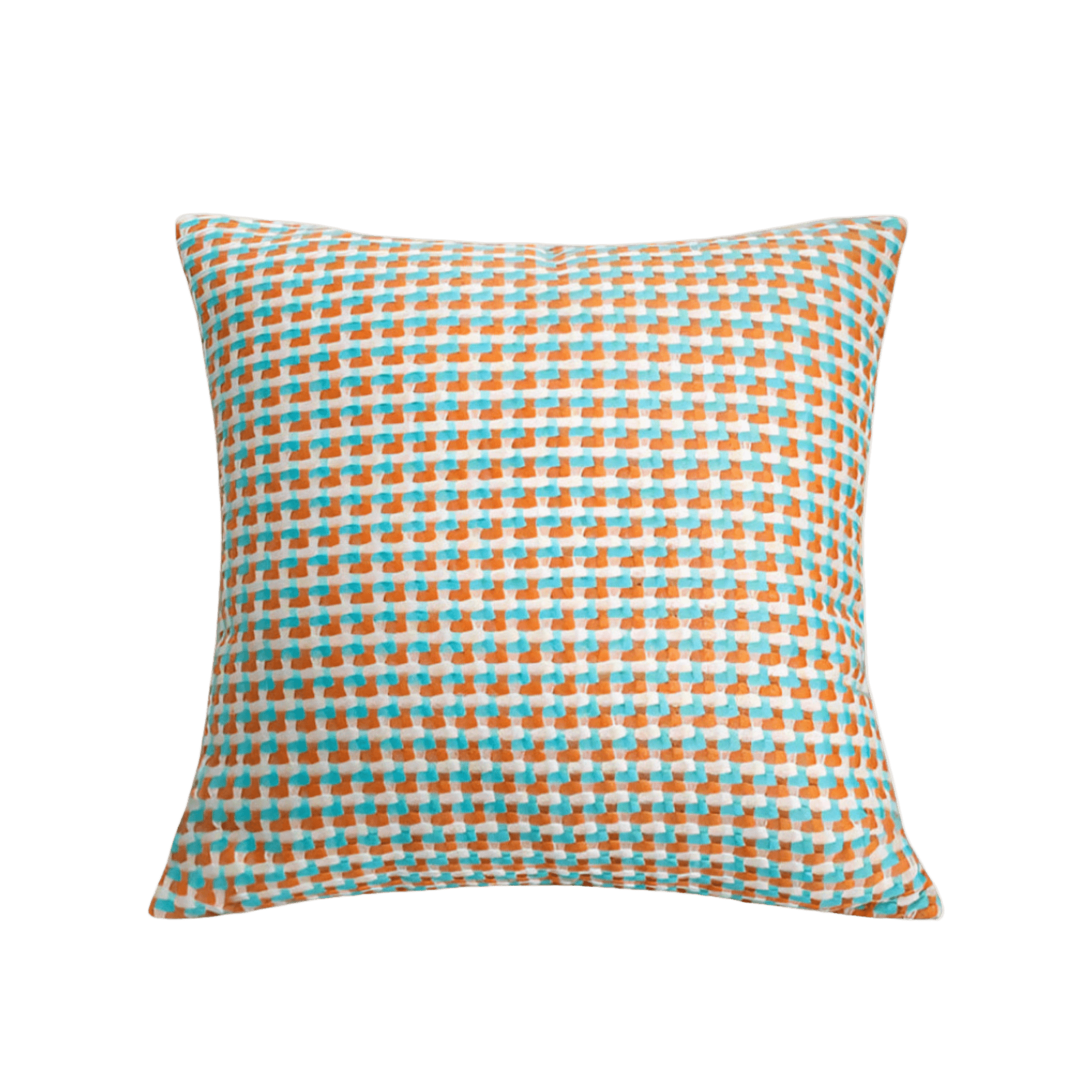 Blue Orange Pixel Pop Pillow Cover Pillow Covers - Pillow Blooms