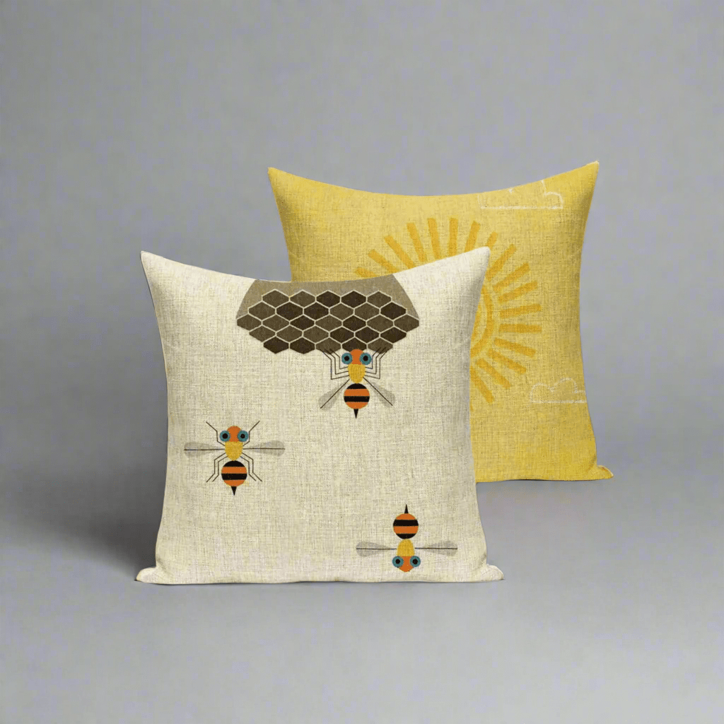 Busy Bee Pillow Cover Pillow Covers - Pillow Blooms