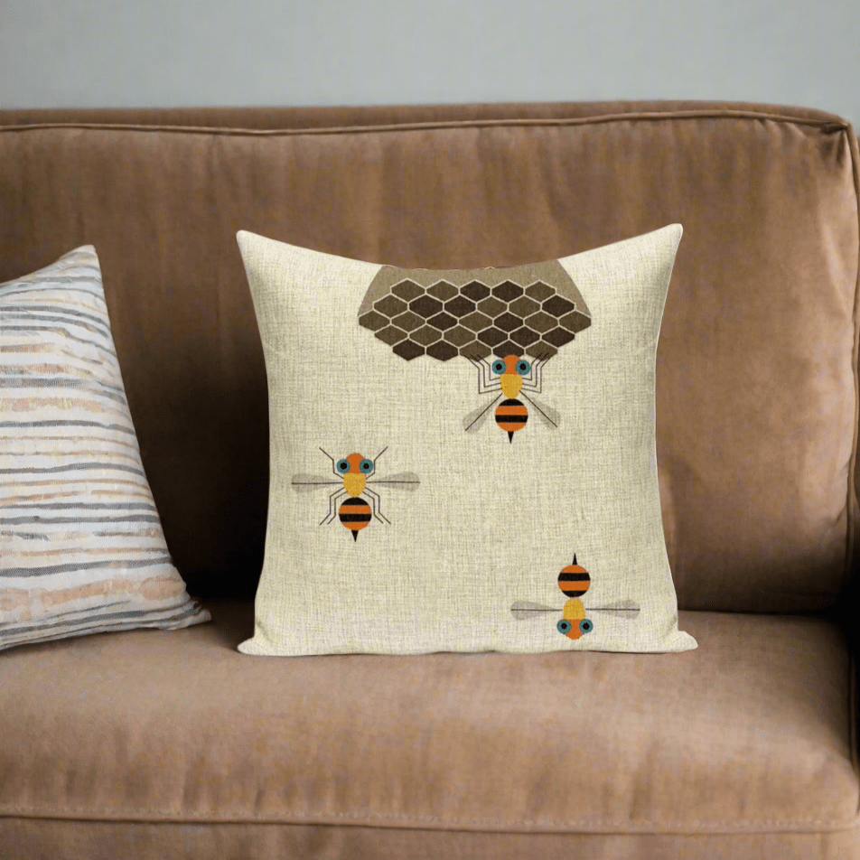Busy Bee Pillow Cover Pillow Covers - Pillow Blooms
