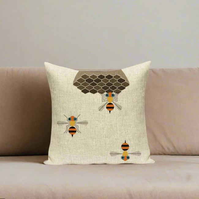 Busy Bee Pillow Cover Pillow Covers - Pillow Blooms