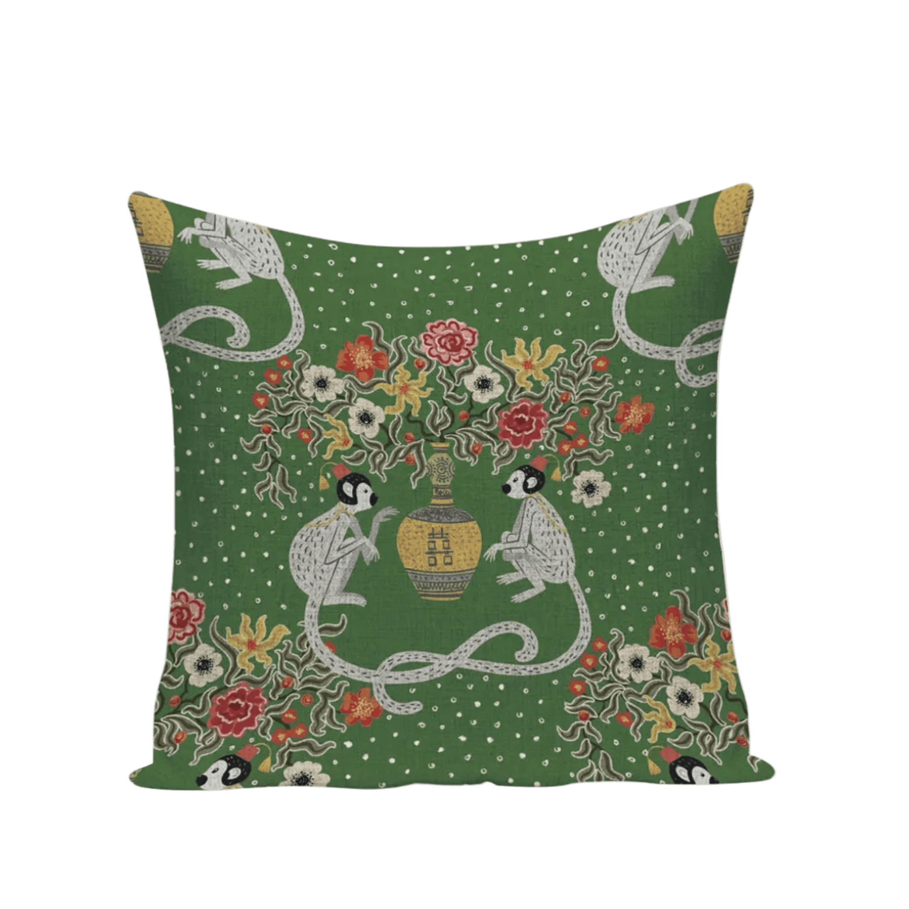 Cheeky Monkey Pillow Cover Pillow Covers - Pillow Blooms