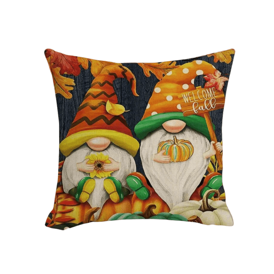 Cheerful Gnomes Pillow Cover Pillow Covers - Pillow Blooms