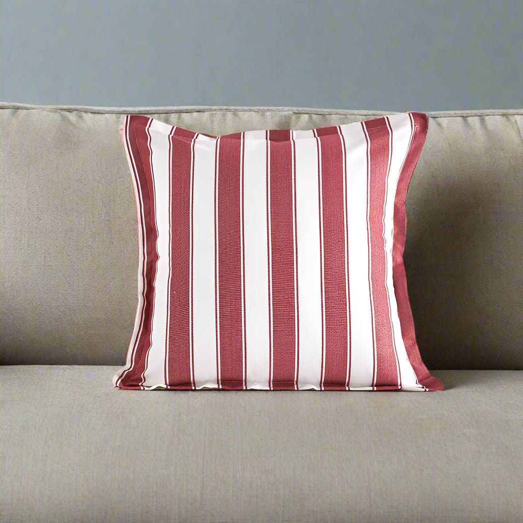 Cherry Stripes Pillow Cover Pillow Covers - Pillow Blooms