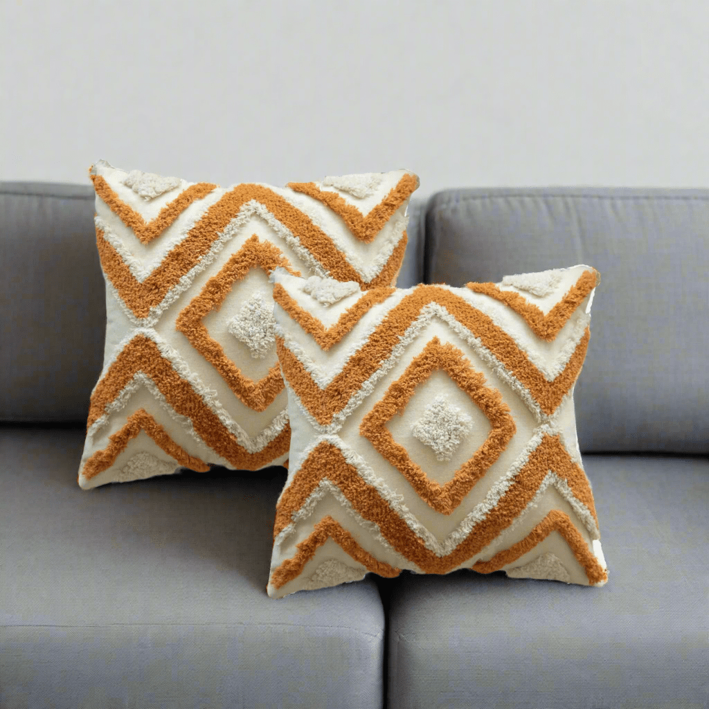 Chevron Tuffed Pillow Cover Pillow Covers - Pillow Blooms