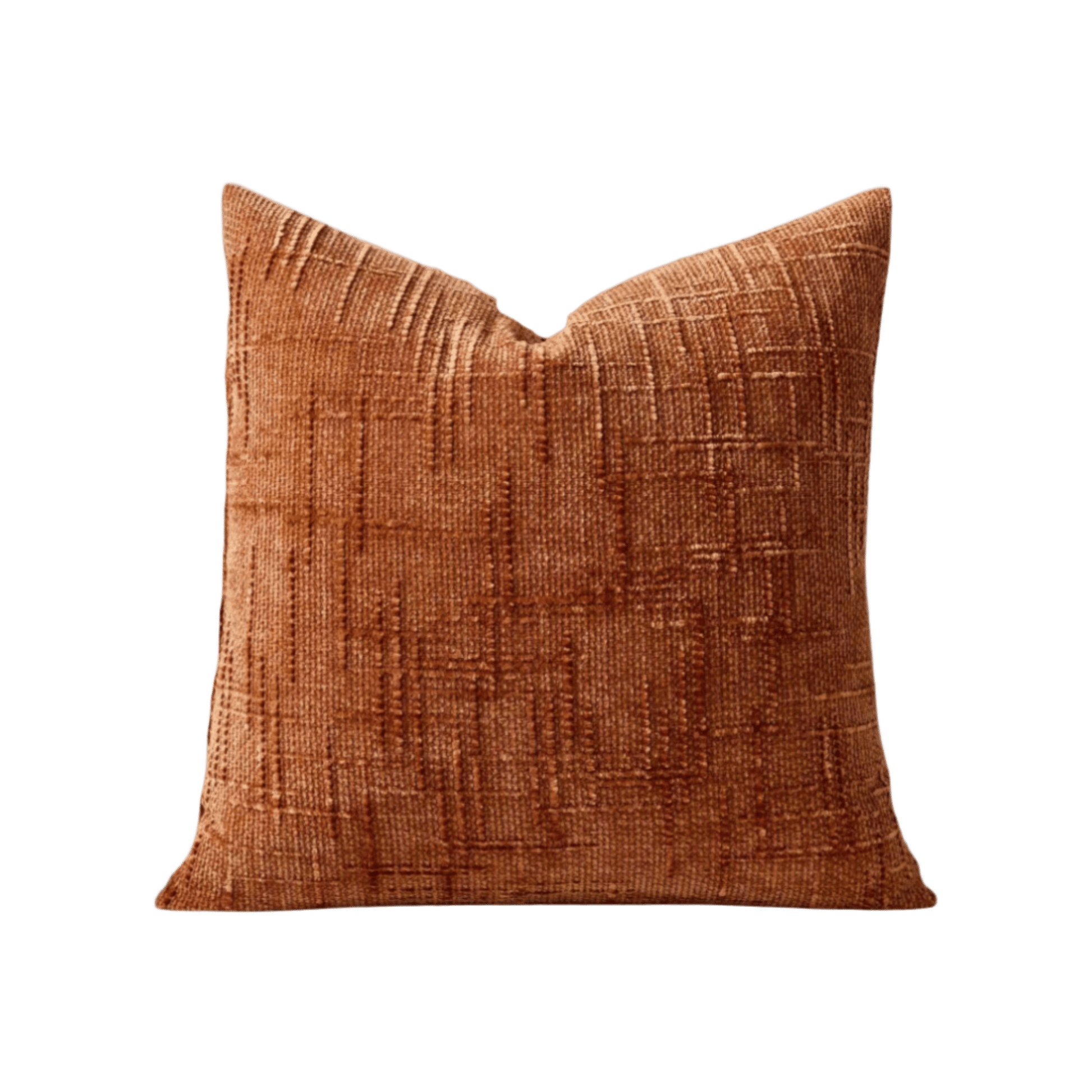Cider Orange Chenille Pillow Cover Pillow Covers - Pillow Blooms