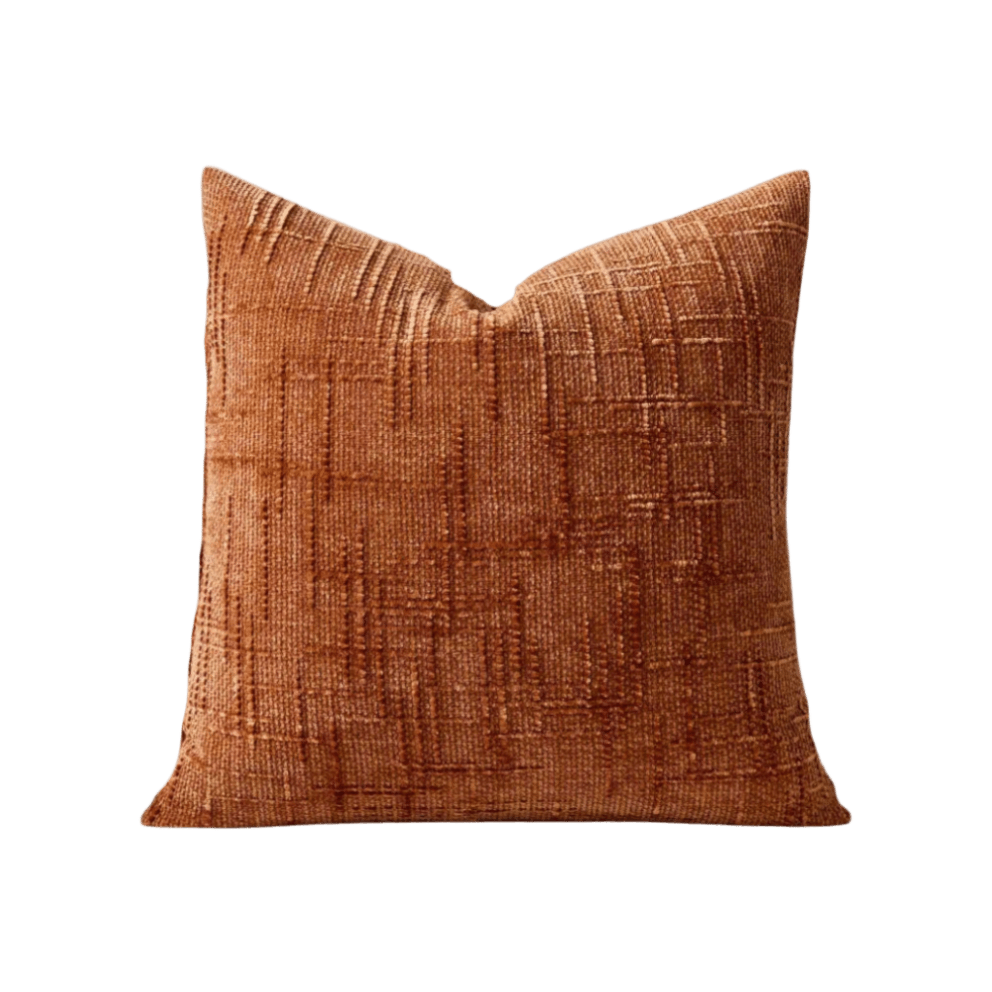 Cider Orange Chenille Pillow Cover Pillow Covers - Pillow Blooms