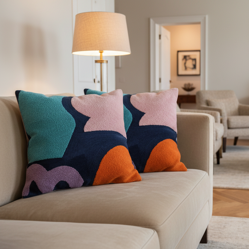 Colour Hugs Pillow Cover