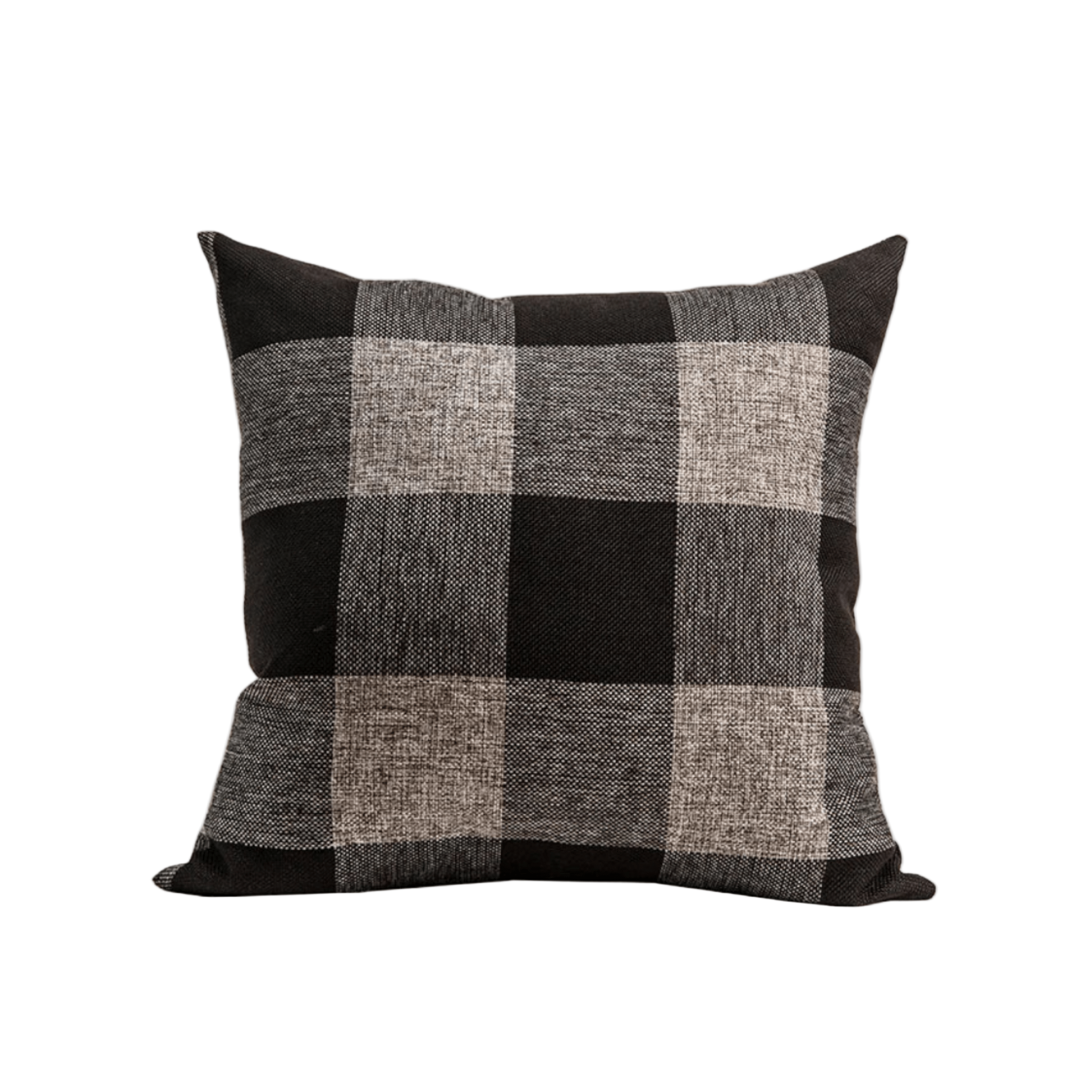 Cottage Black Plaid Pillow Cover Pillow Covers - Pillow Blooms