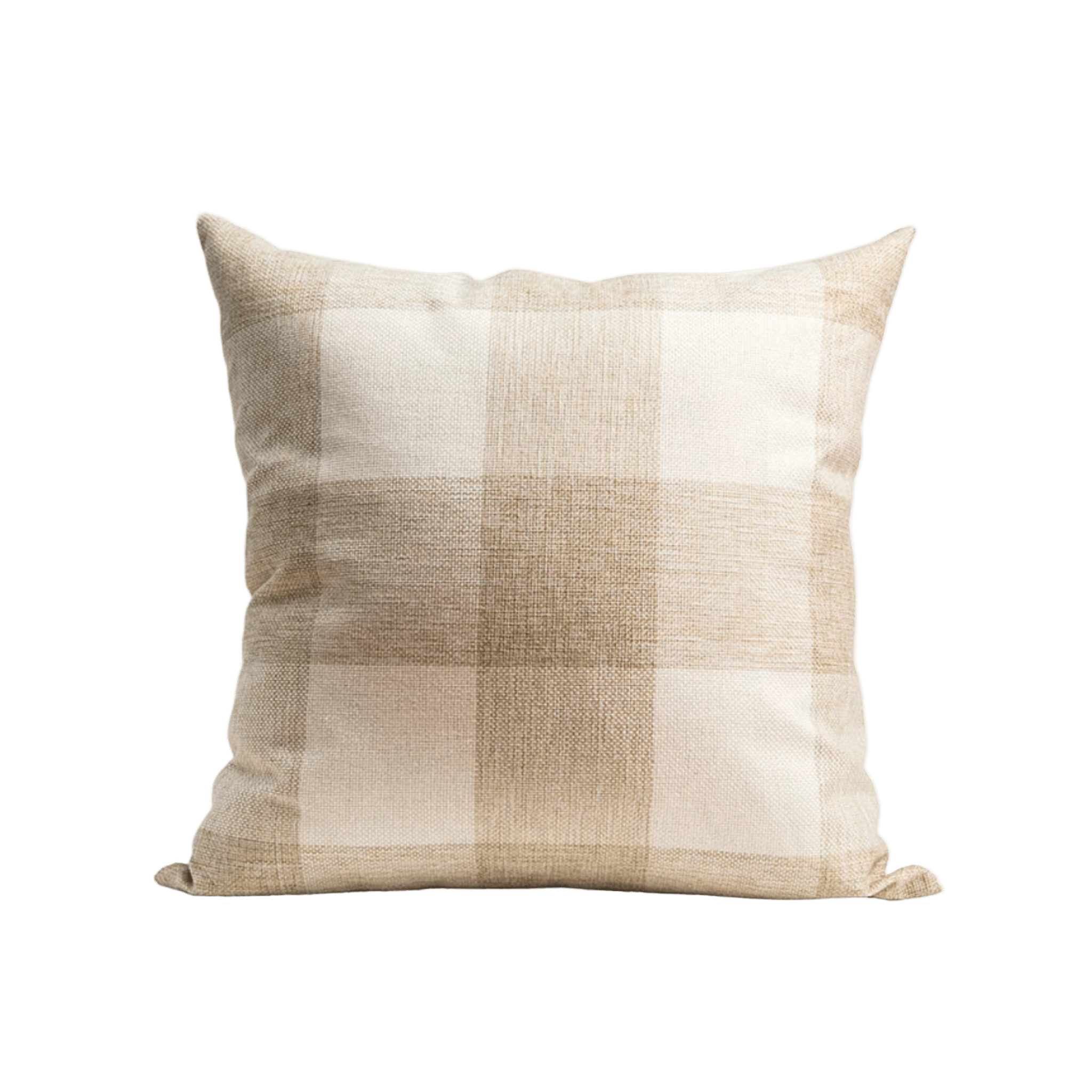 Cottage Creme Plaid Pillow Cover Pillow Covers - Pillow Blooms