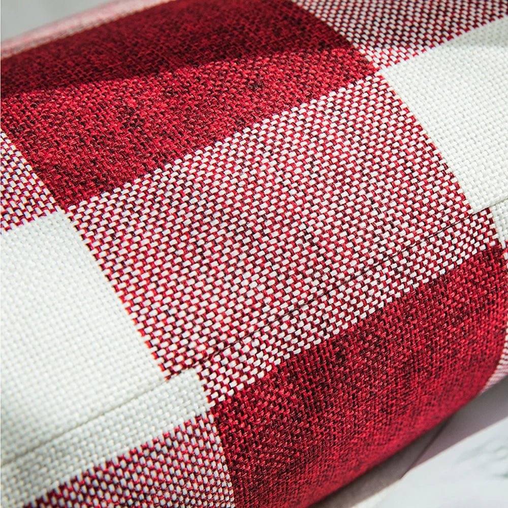Cottage Red Plaid Pillow Cover Pillow Covers - Pillow Blooms