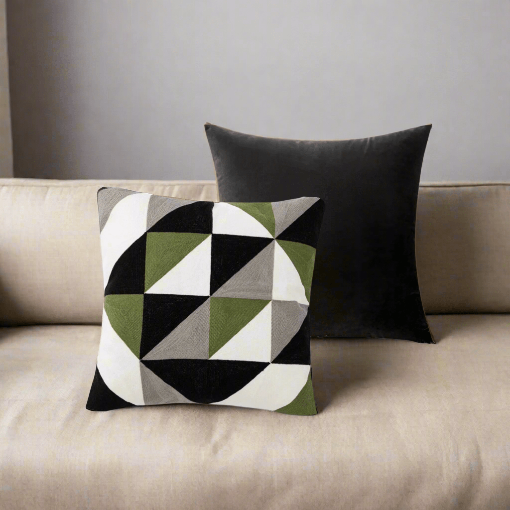 Dash of Green Pillow Cover Pillow Covers - Pillow Blooms