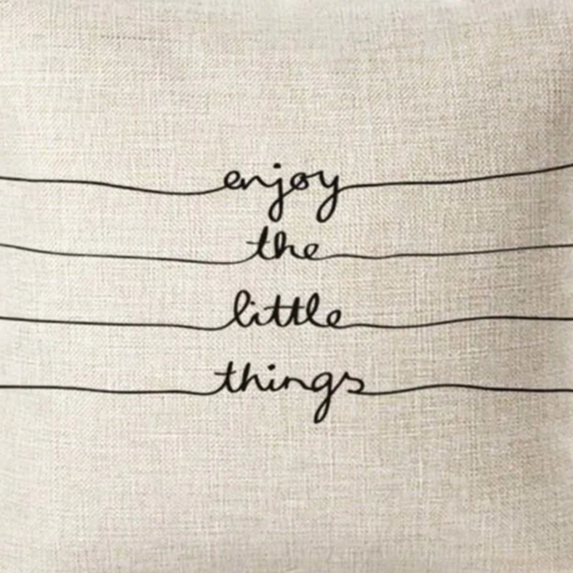 Enjoy the Little Things Pillow Cover Pillow Covers - Pillow Blooms