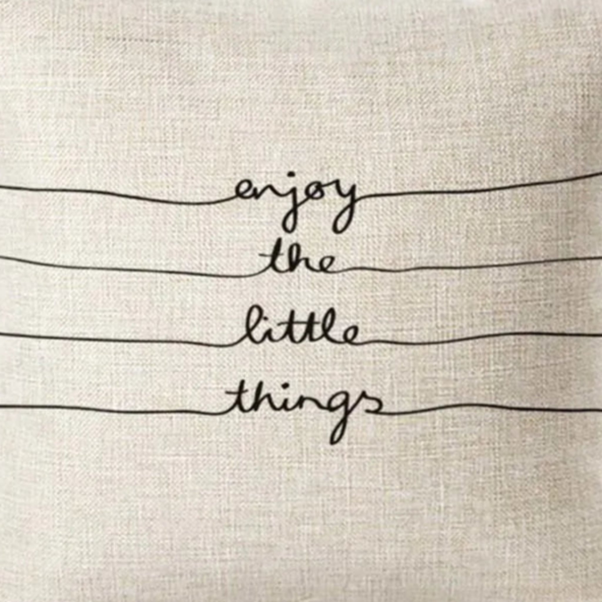 Enjoy the Little Things Pillow Cover Pillow Covers - Pillow Blooms
