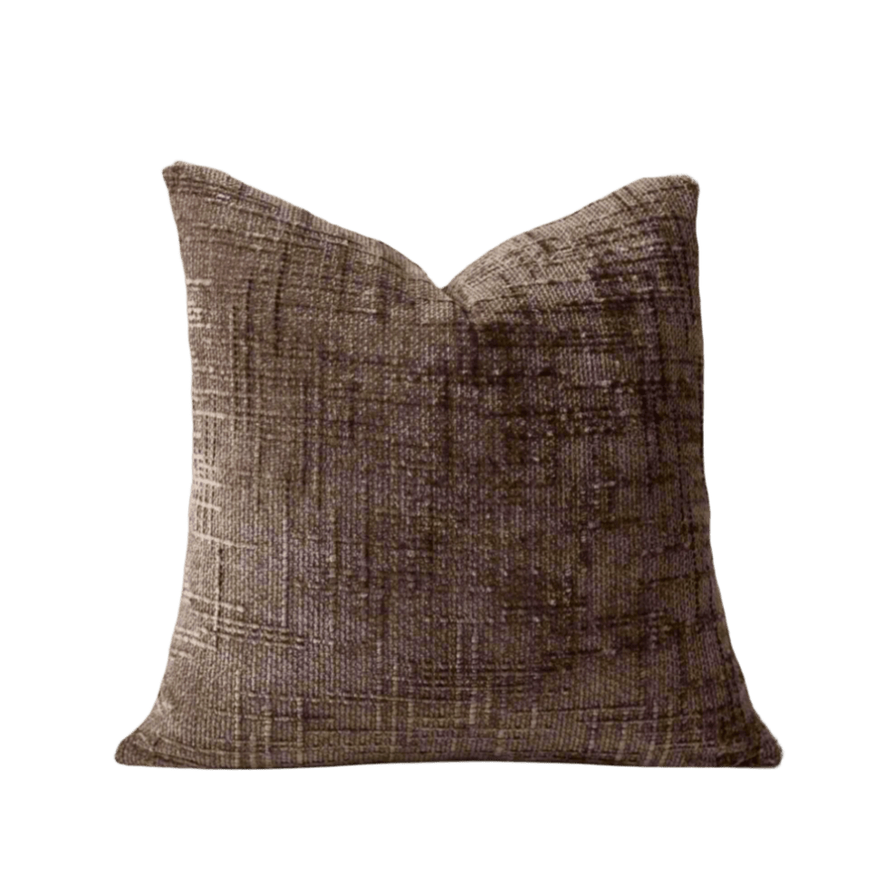 Espresso Brown Chenille Pillow Cover Pillow Covers - Pillow Blooms