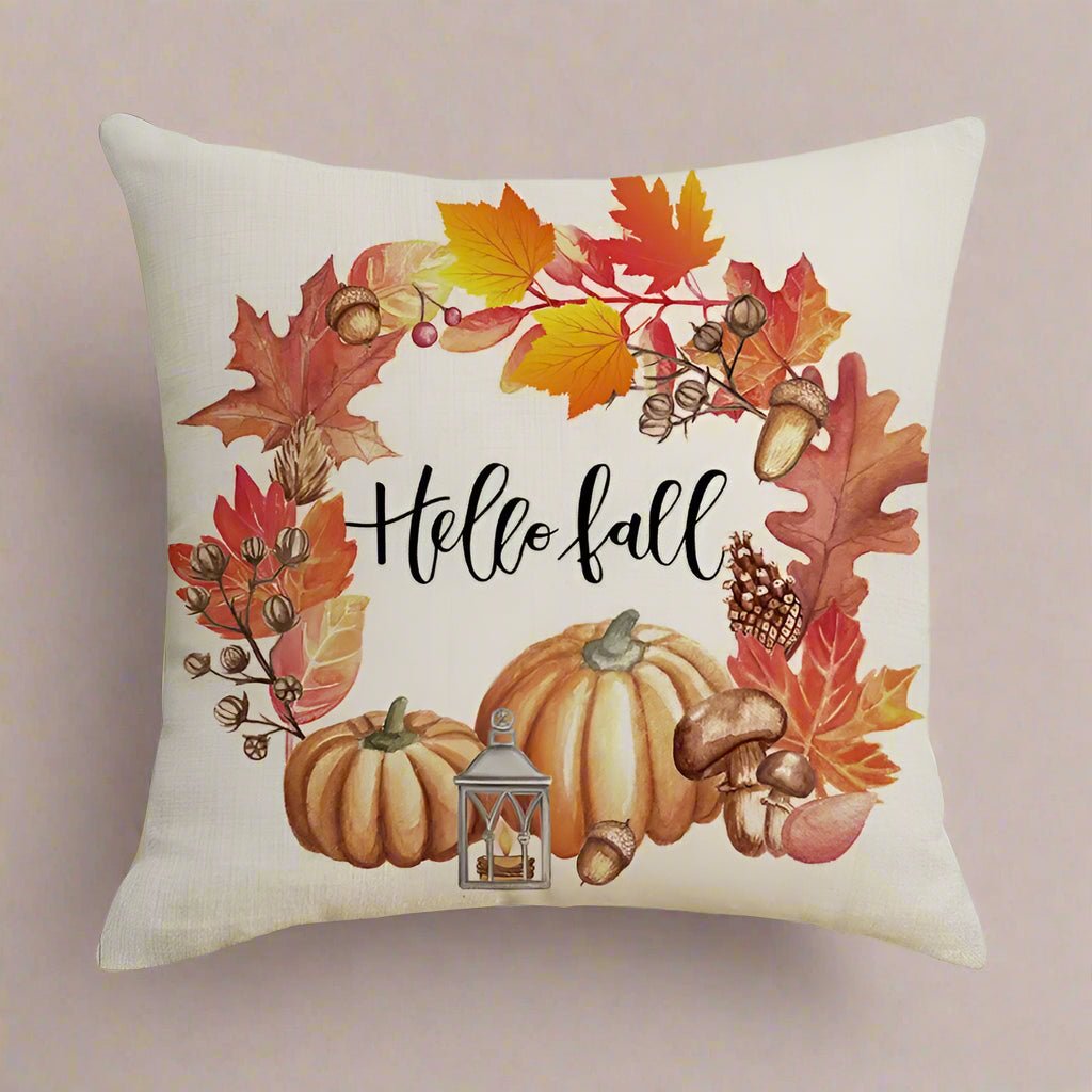 Fall Wreath Pillow Cover Pillow Covers - Pillow Blooms