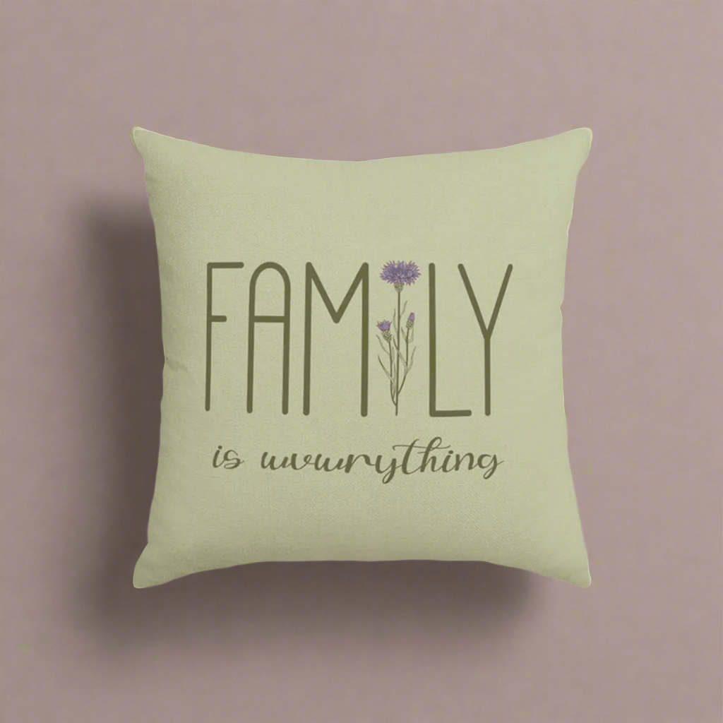 Family is Everything Pillow Cover Pillow Covers - Pillow Blooms
