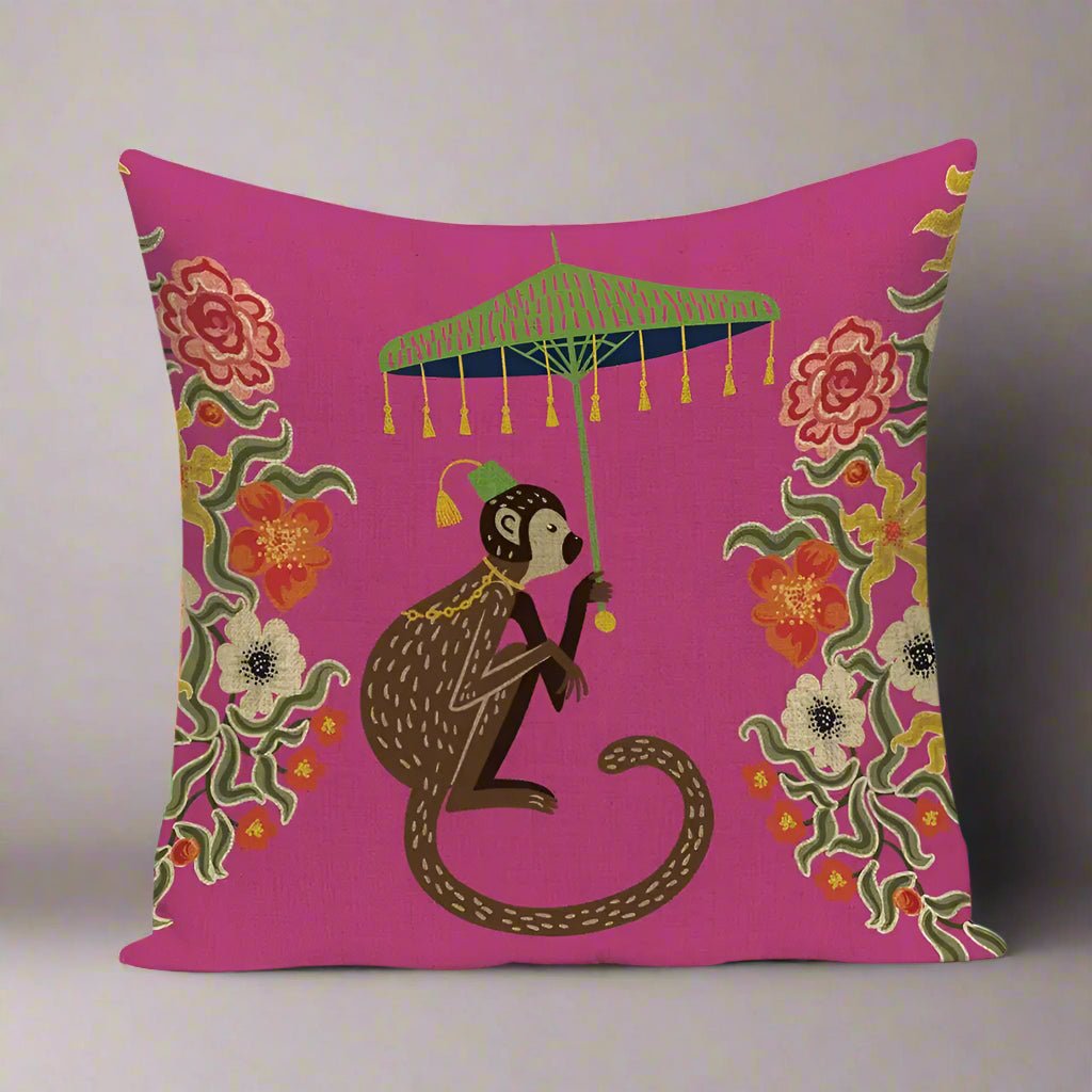 Fancy Monkey Pillow Cover Pillow Covers - Pillow Blooms