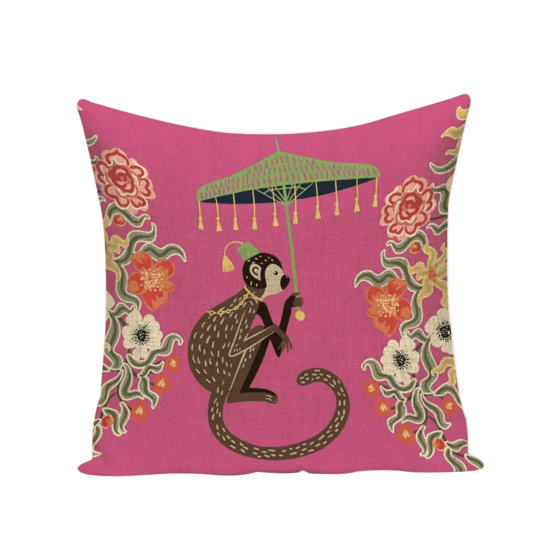 Fancy Monkey Pillow Cover Pillow Covers - Pillow Blooms