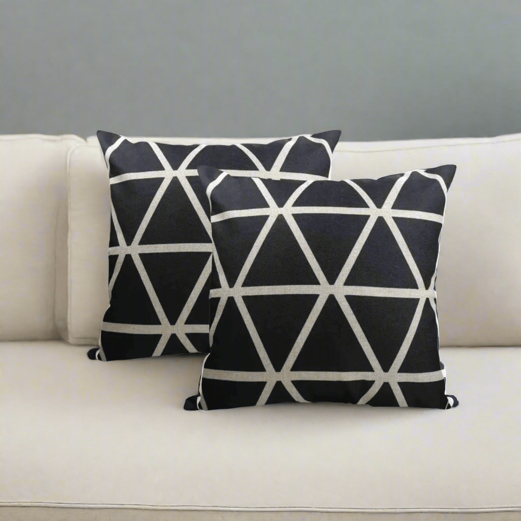 Geo Noir Pillow Cover Pillow Covers - Pillow Blooms