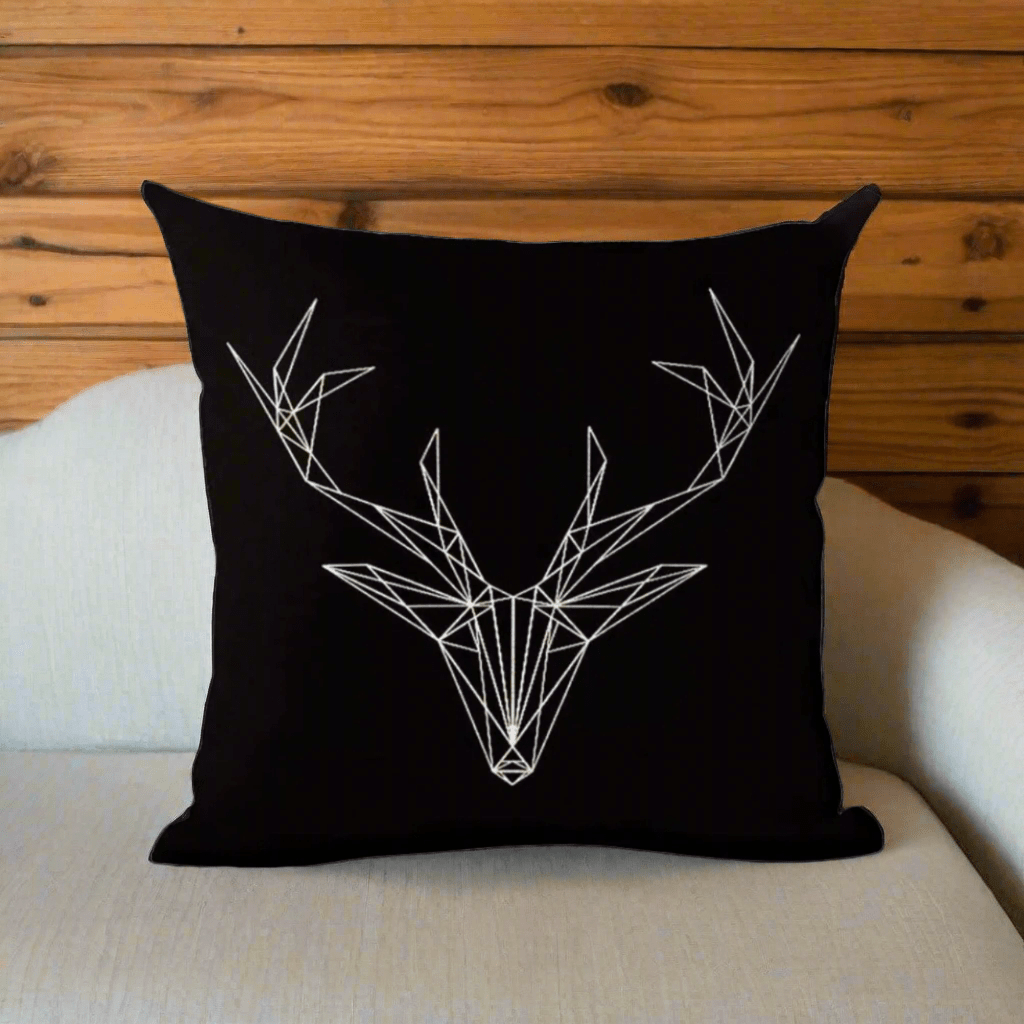 Geometric Deer Pillow Cover Pillow Covers - Pillow Blooms