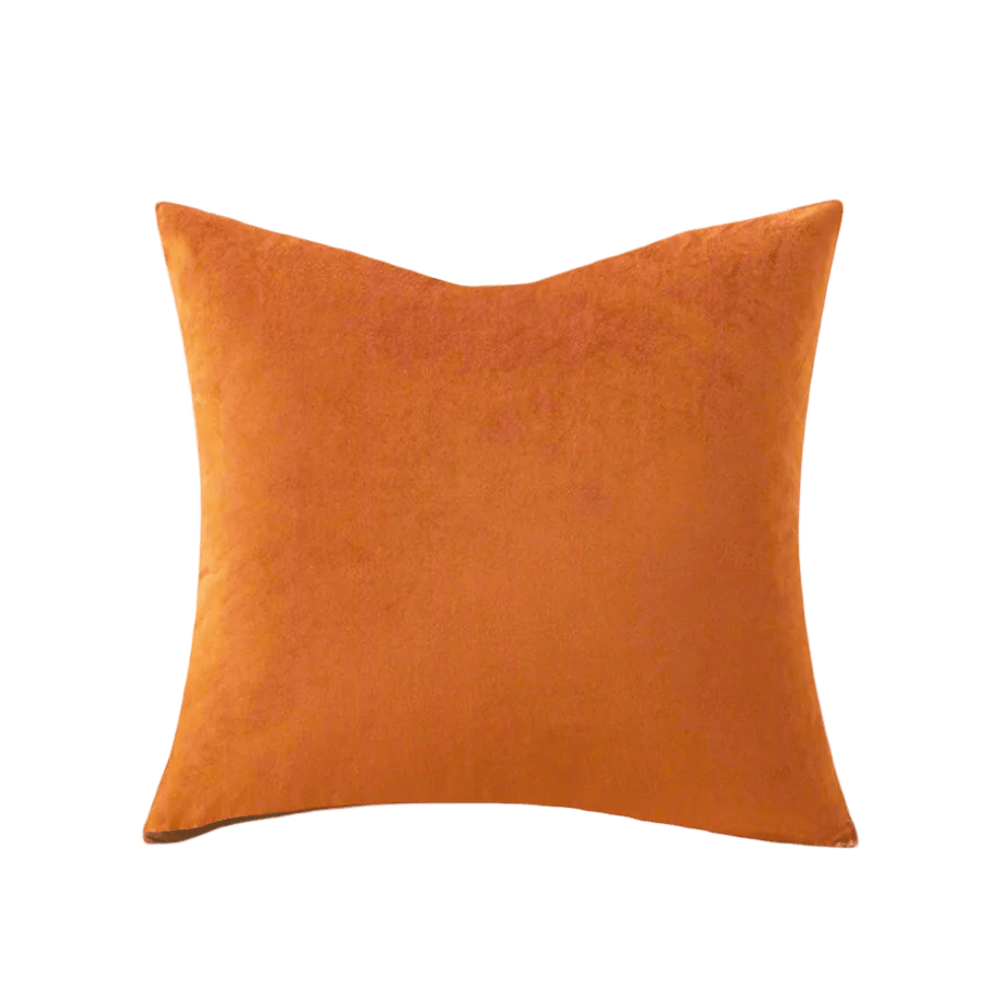 Golden Orange Velvet Pillow Cover Pillow Covers - Pillow Blooms