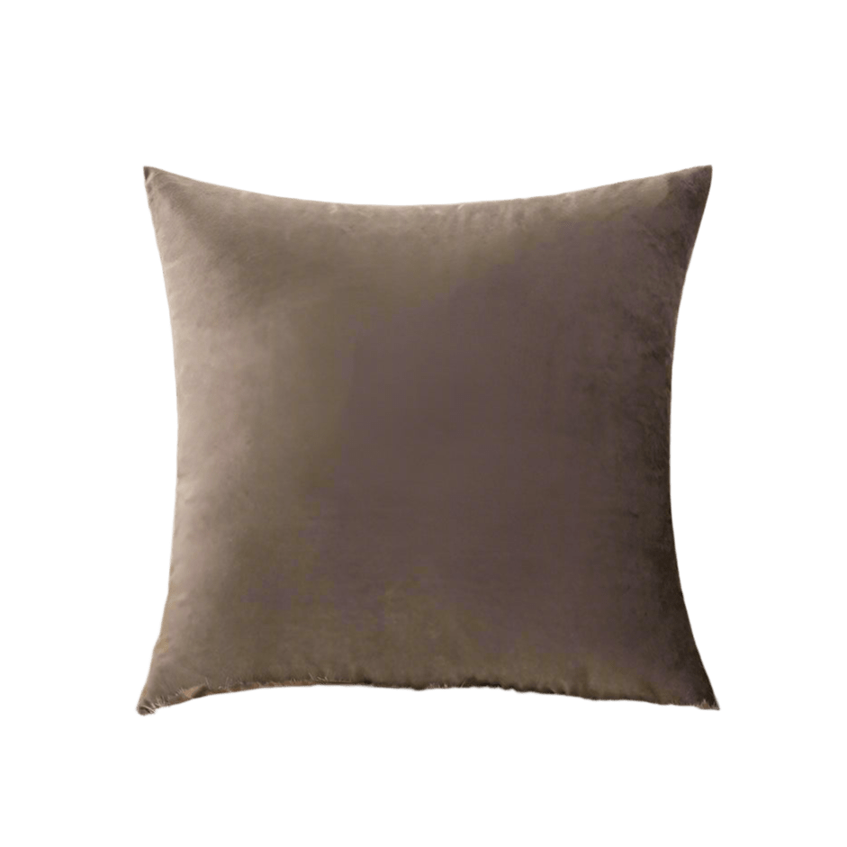 Grizzly Brown Velvet Pillow Cover Pillow Covers - Pillow Blooms