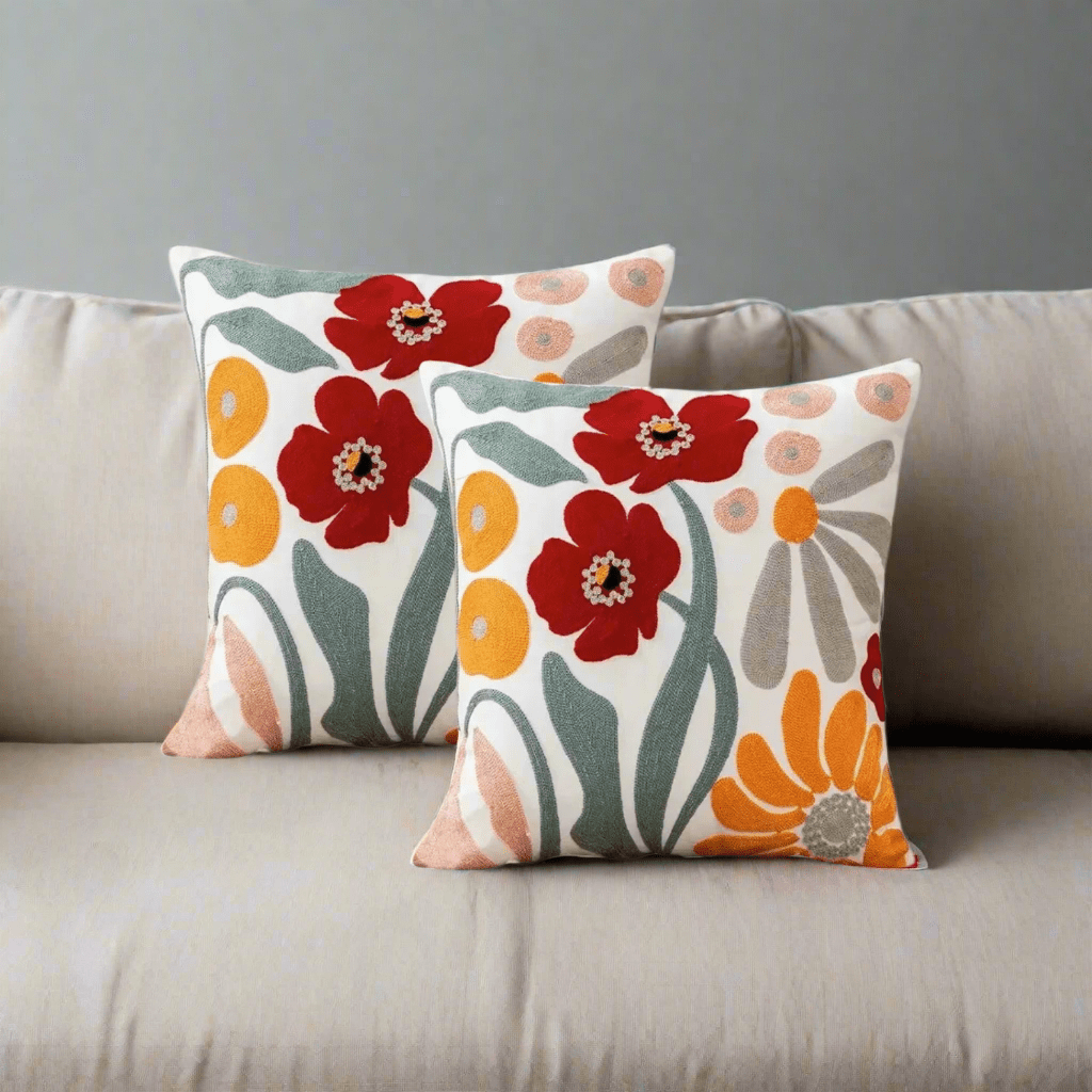 Heather's Garden Pillow Cover Pillow Covers - Pillow Blooms