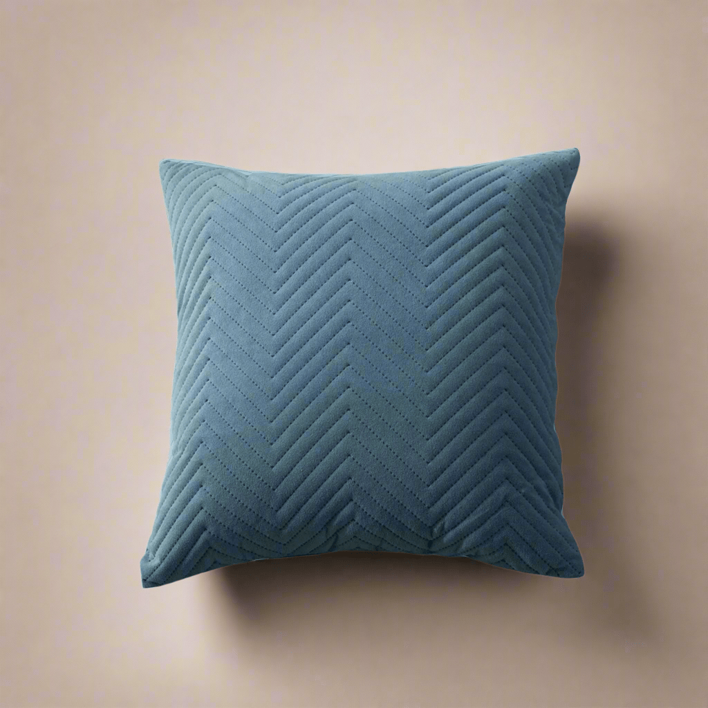 Herringbone Blue Pillow Cover Pillow Covers - Pillow Blooms