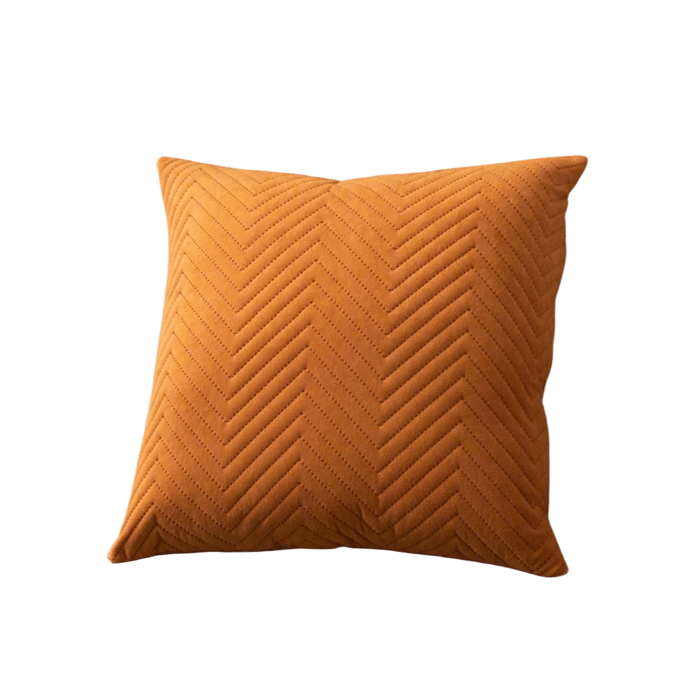 Herringbone Orange Pillow Cover Pillow Covers - Pillow Blooms