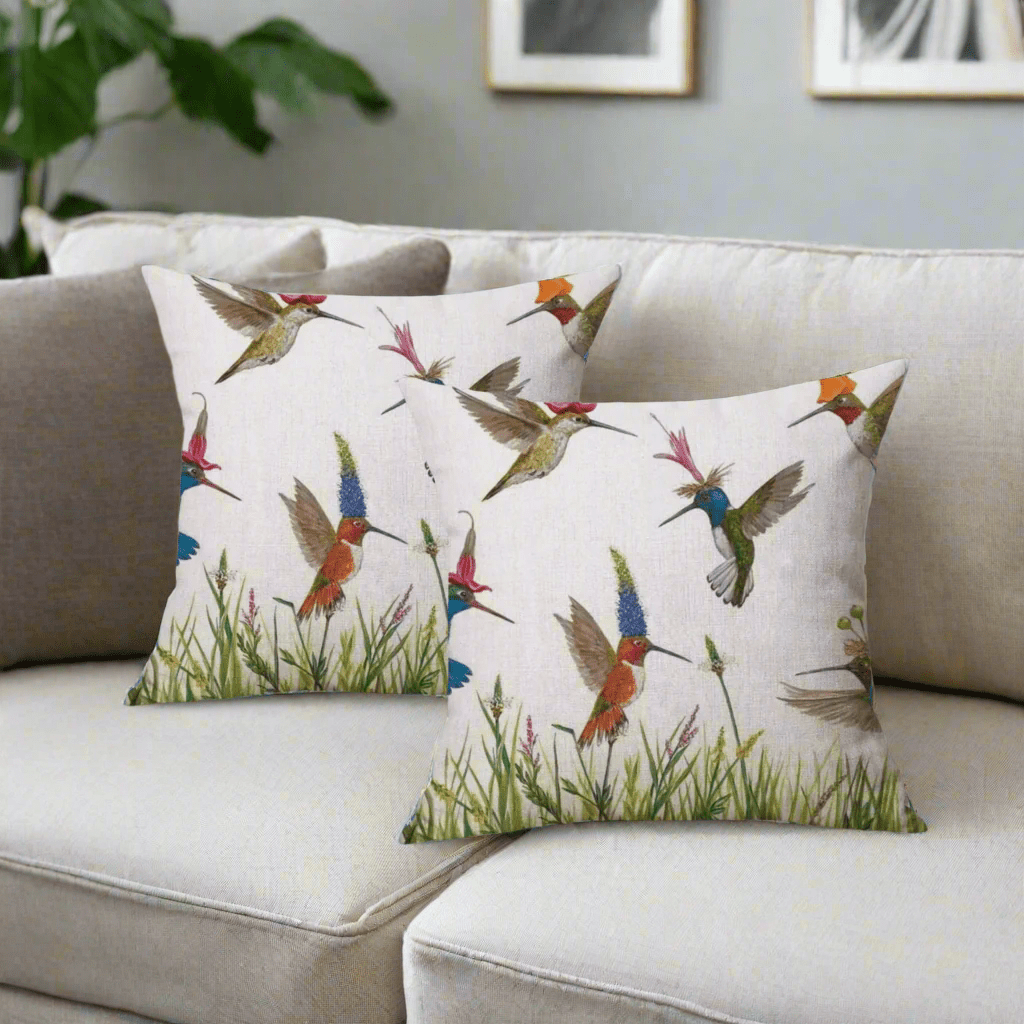 Hummingbird Haze Pillow Cover Pillow Covers - Pillow Blooms