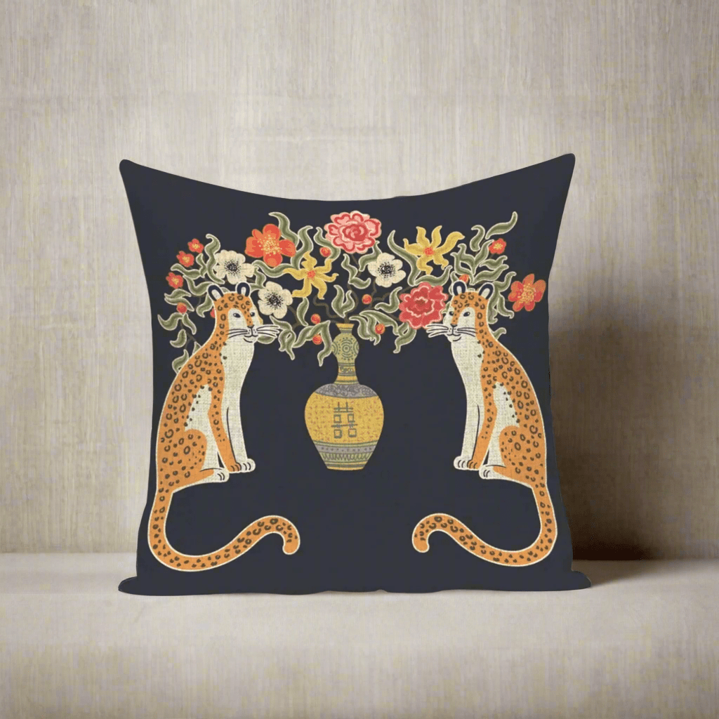 Leopard Pals Pillow Cover Pillow Covers - Pillow Blooms