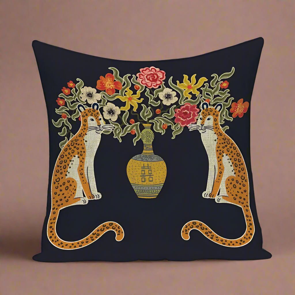 Leopard Pals Pillow Cover Pillow Covers - Pillow Blooms