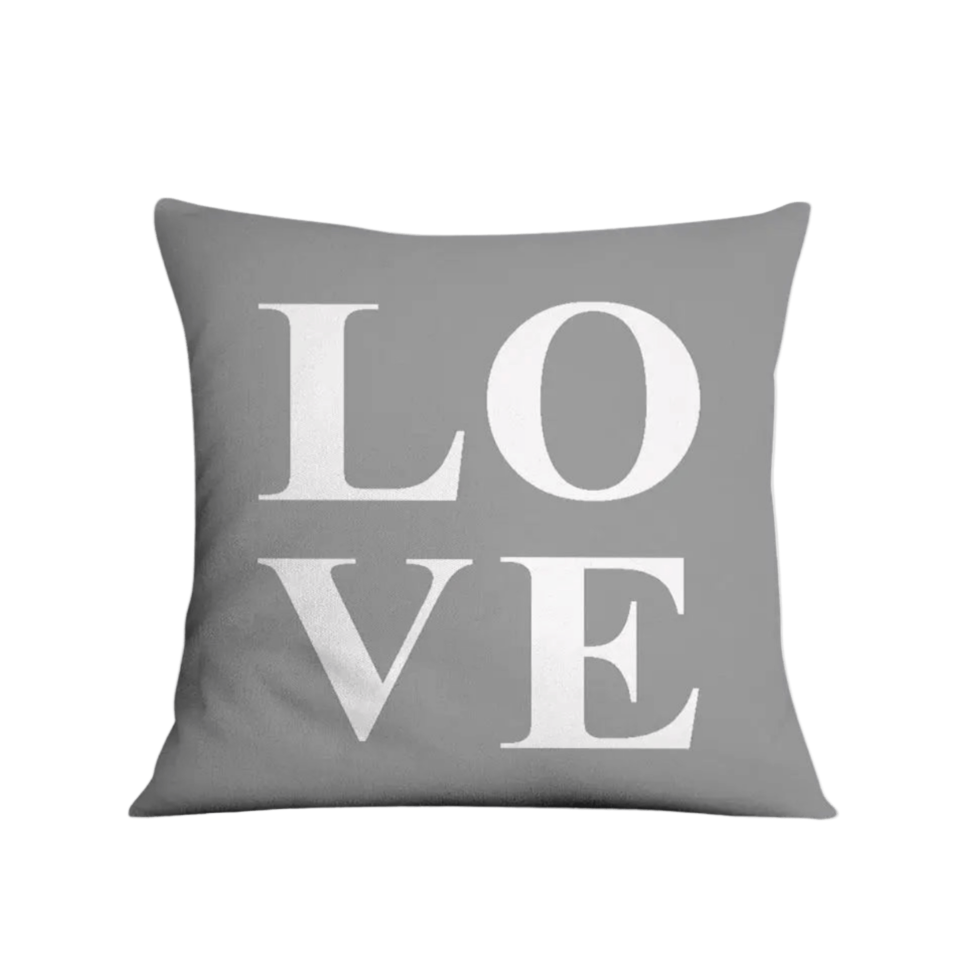 Love Gray Pillow Cover Pillow Covers - Pillow Blooms