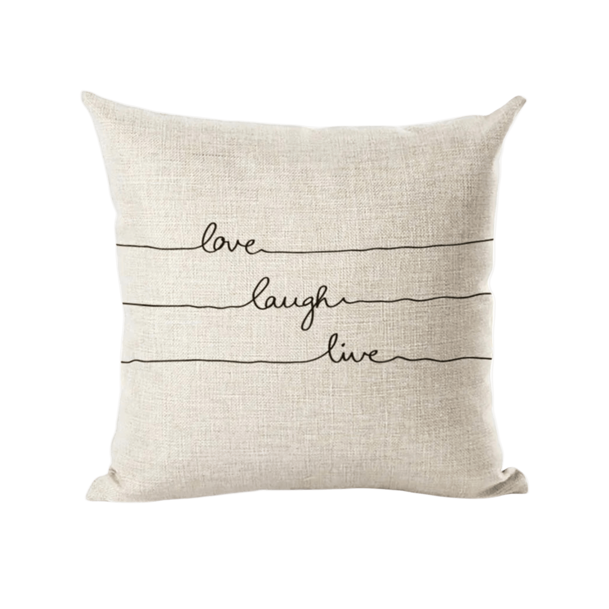 Love Laugh Live Pillow Cover Pillow Covers - Pillow Blooms