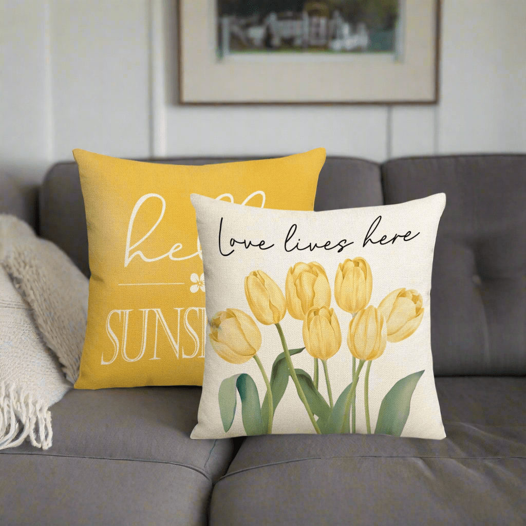 Love Lives Here Pillow Cover Pillow Covers - Pillow Blooms