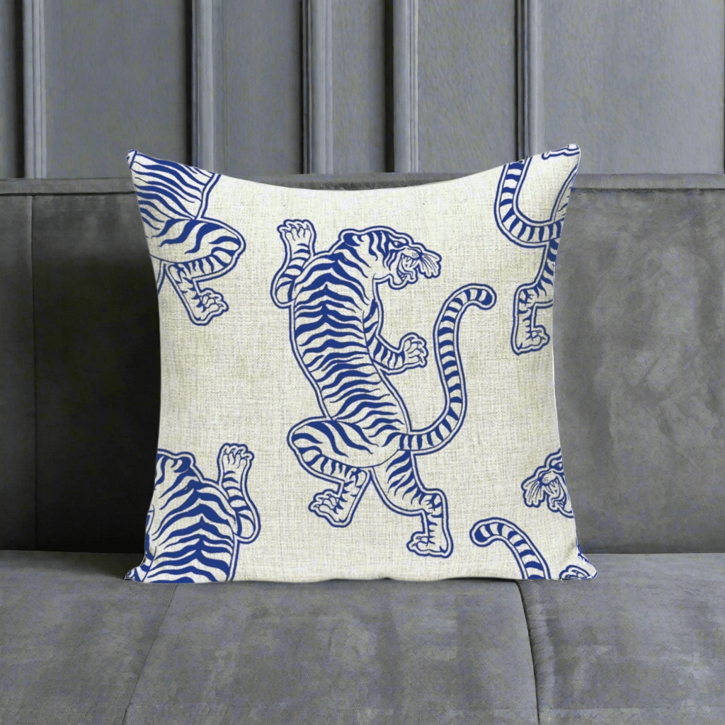 Midnight Tiger Pillow Cover Pillow Covers - Pillow Blooms