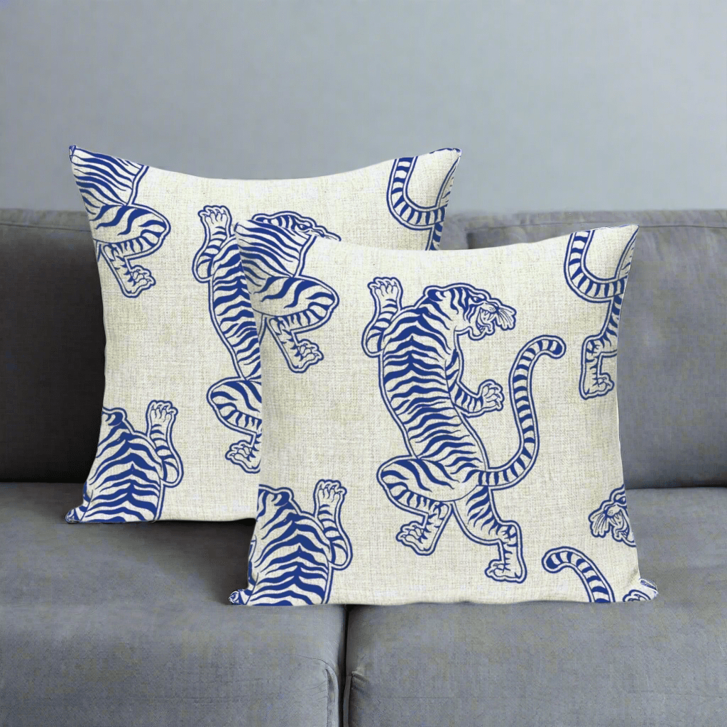 Midnight Tiger Pillow Cover Pillow Covers - Pillow Blooms