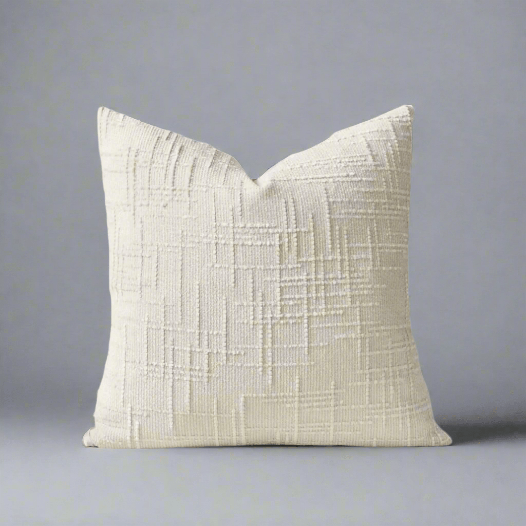 Moon White Chenille Pillow Cover Pillow Covers - Pillow Blooms