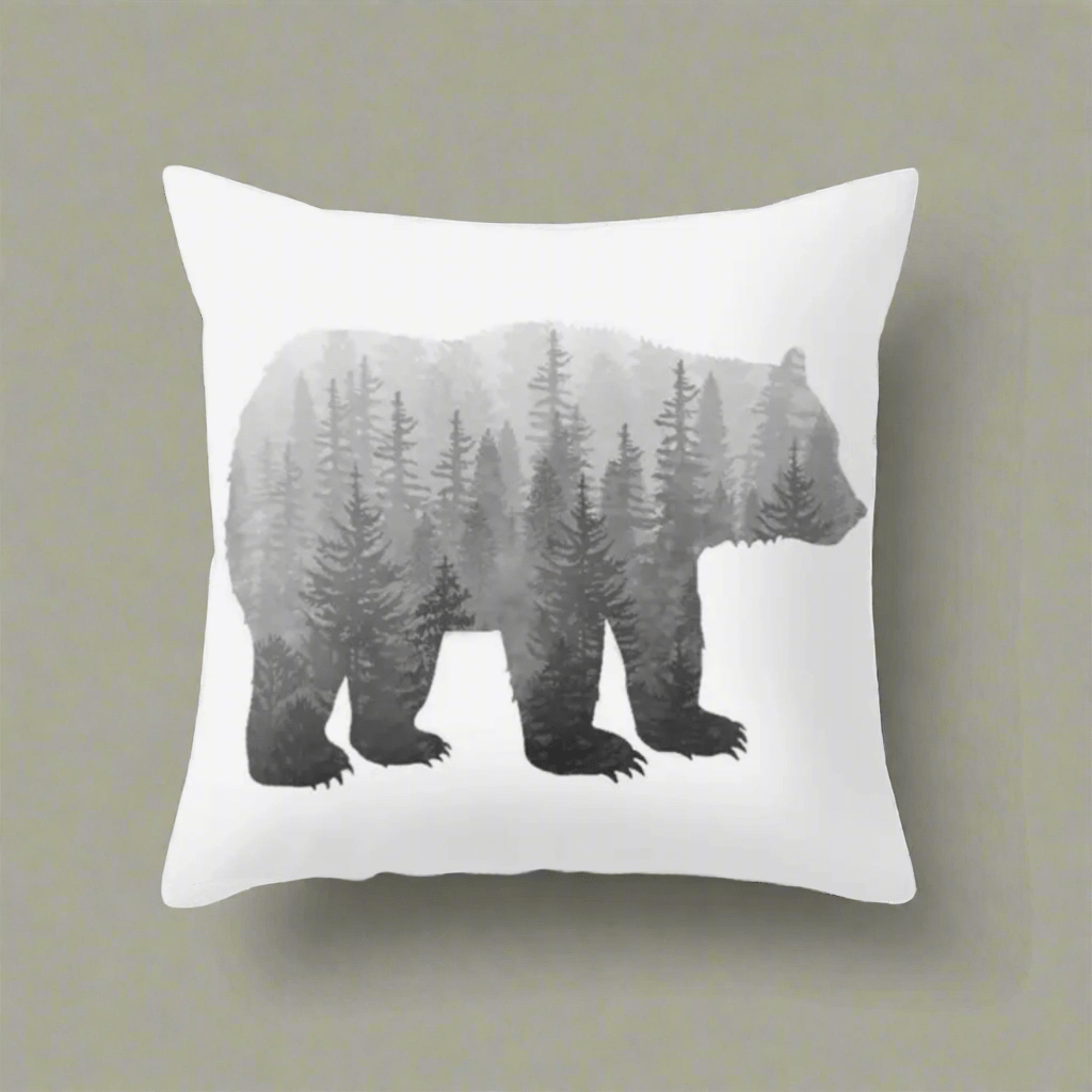 Mountain Bear Pillow Cover Pillow Covers - Pillow Blooms