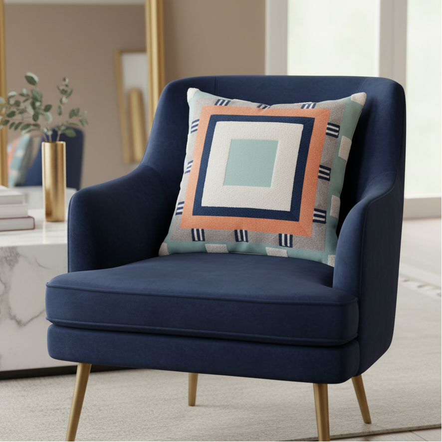 Square Play Pillow Cover