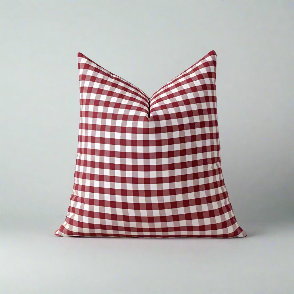 Petra Red Plaid Pillow Cover Pillow Covers - Pillow Blooms