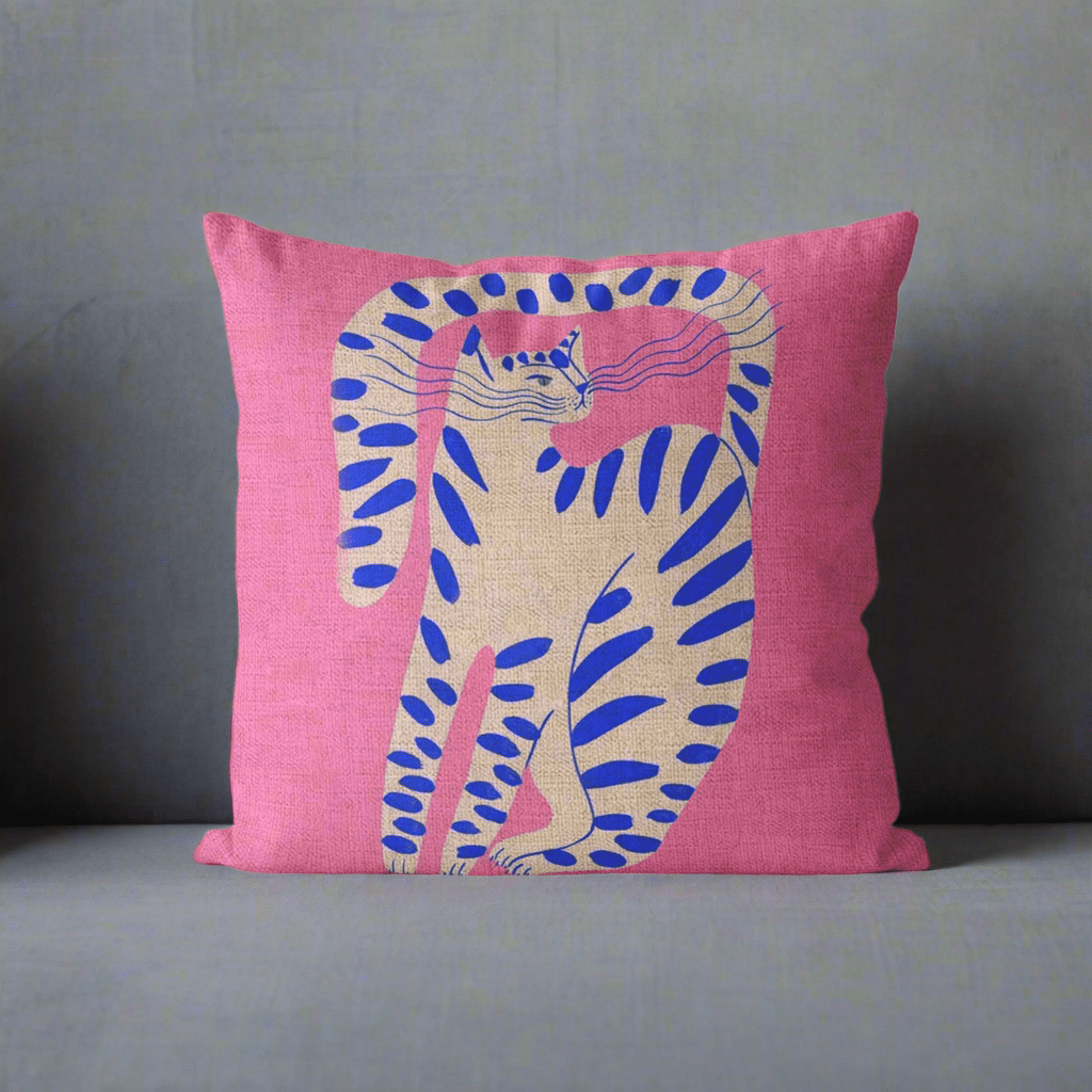 Pinky Cat Pillow Cover Pillow Covers - Pillow Blooms