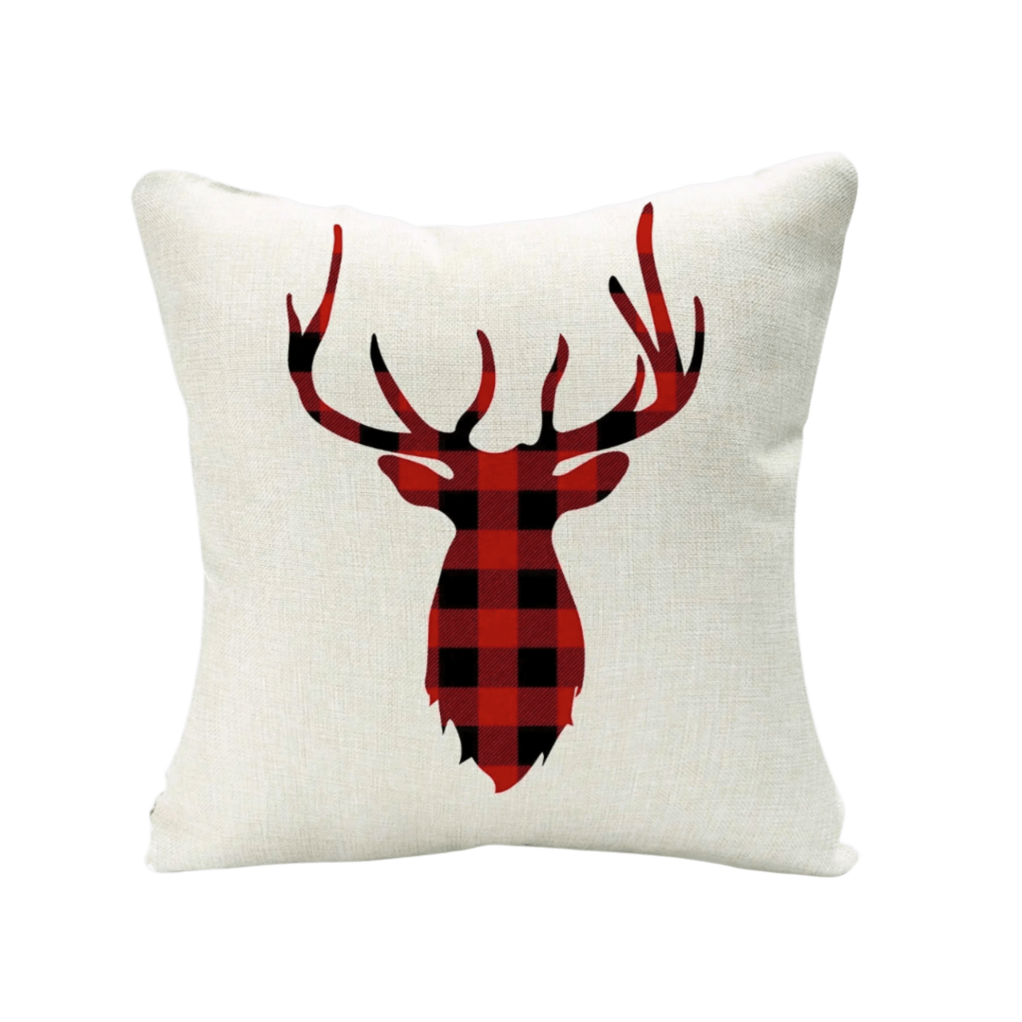 Plaid Deer Pillow Cover Pillow Covers - Pillow Blooms