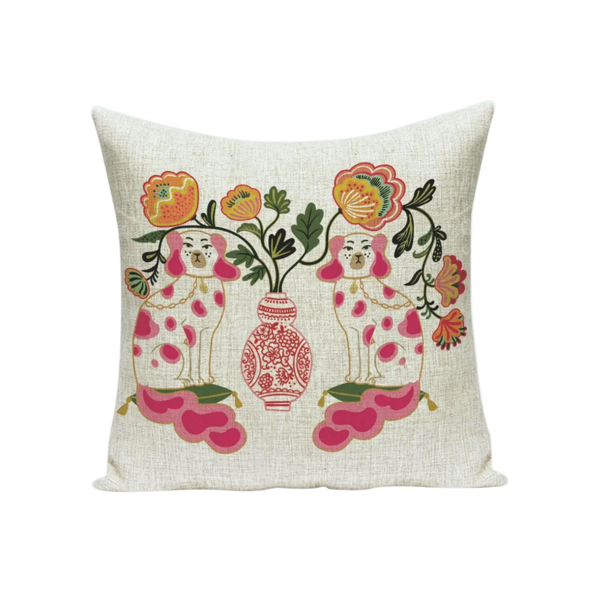 Pretty Pups Pillow Cover Pillow Covers - Pillow Blooms