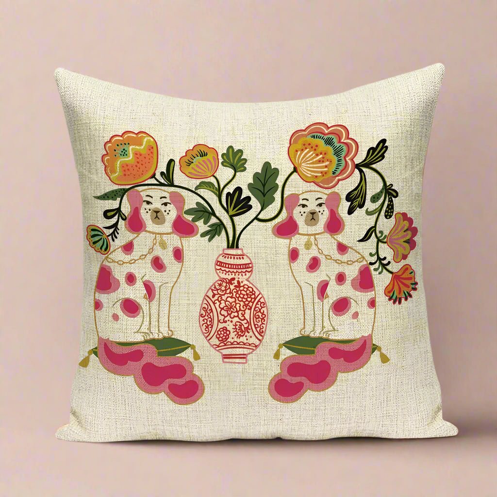 Pretty Pups Pillow Cover Pillow Covers - Pillow Blooms