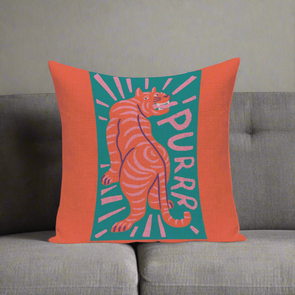 Purrr Pillow Cover Pillow Covers - Pillow Blooms