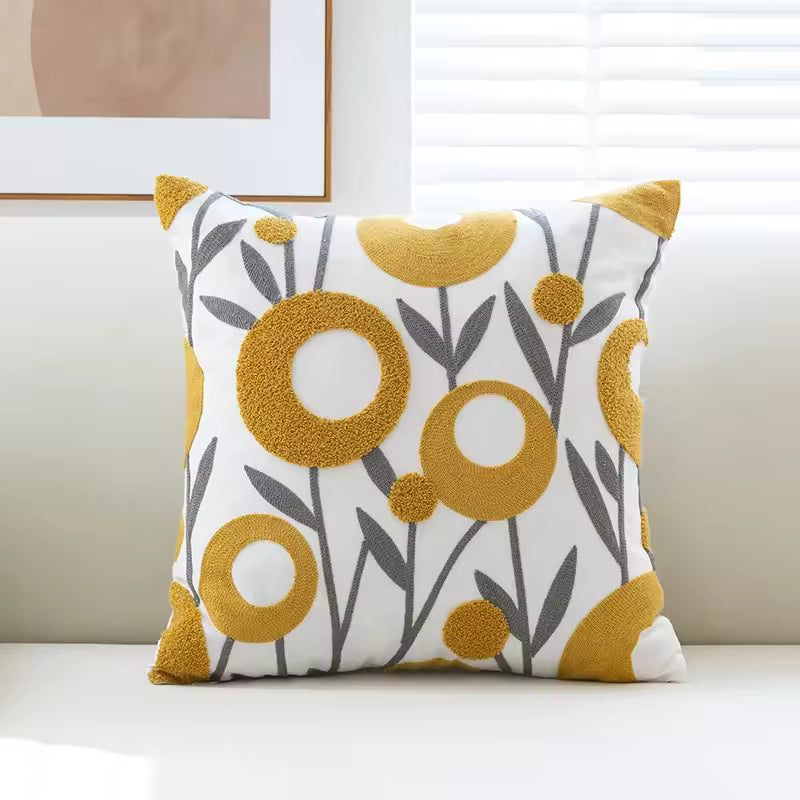 Yellow Garden Pillow Cover Pillow Covers - Pillow Blooms