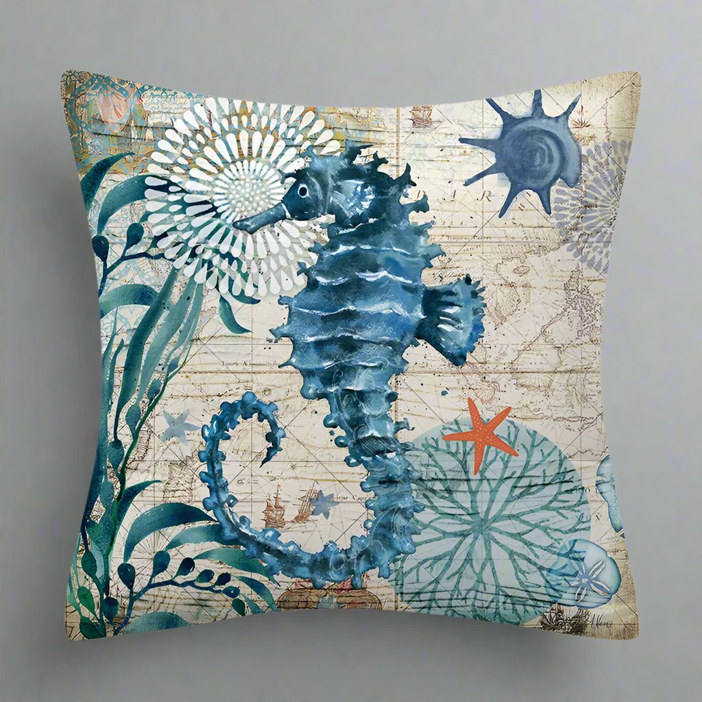 Sea Horse Pillow Cover Pillow Covers - Pillow Blooms