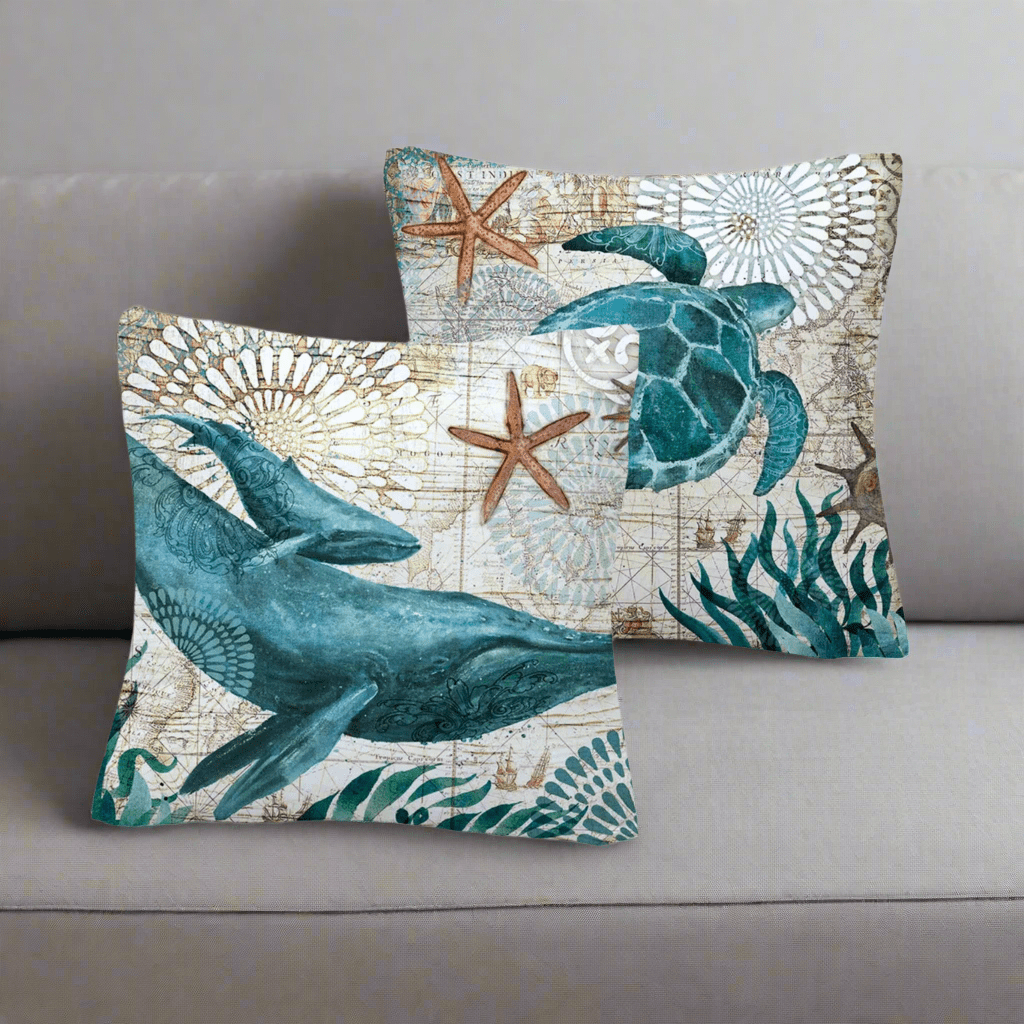 Sea Horse Pillow Cover Pillow Covers - Pillow Blooms